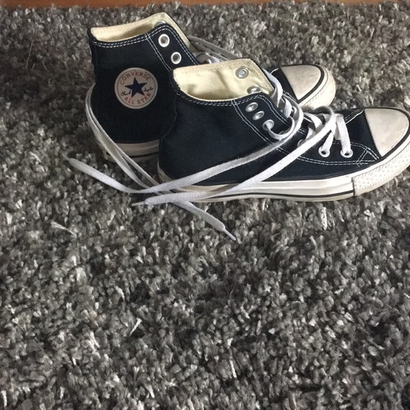 Converse Shoes - Black, and white converse